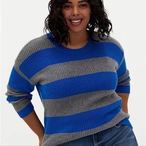 Torrid Women's 1X Pullover Pointelle Knit Sweater NWT NEW